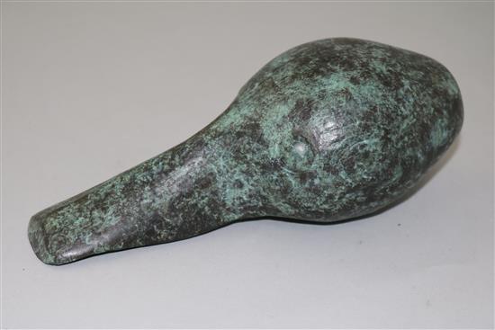 § Guy Taplin (b.1939) Goose head, 8in.